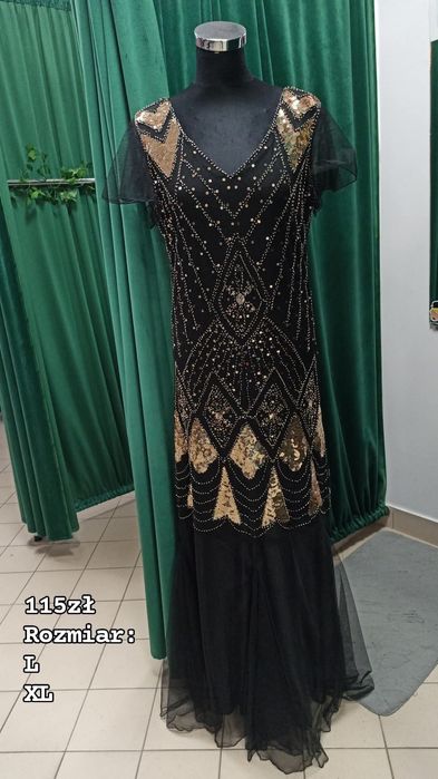 Sukienki cekinowe w stylu lat 20, flapper, retro Wrocław
