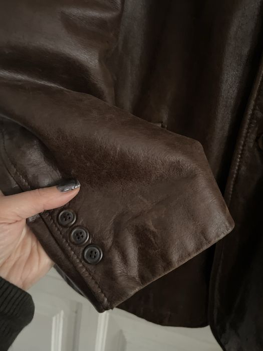 Шкіряна італійська чоловіча куртка піджак хл leonardo