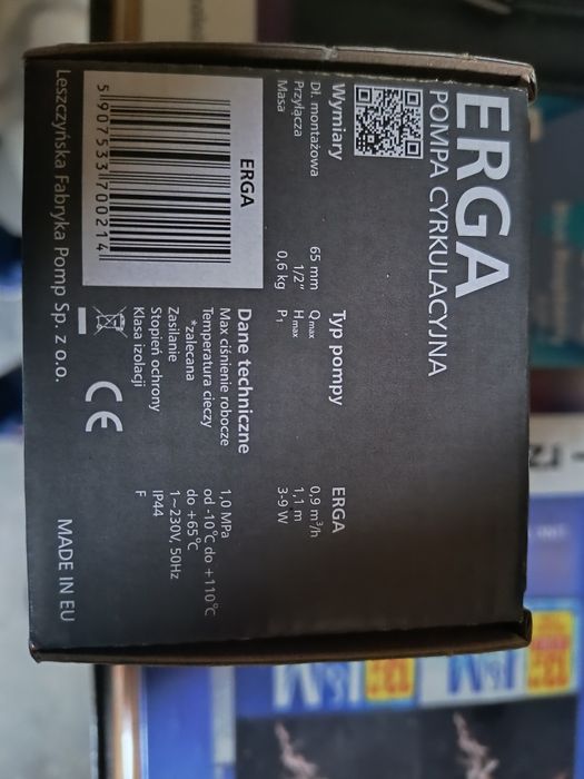 Pompa LFP Erga do ciepłej wody użytkowej