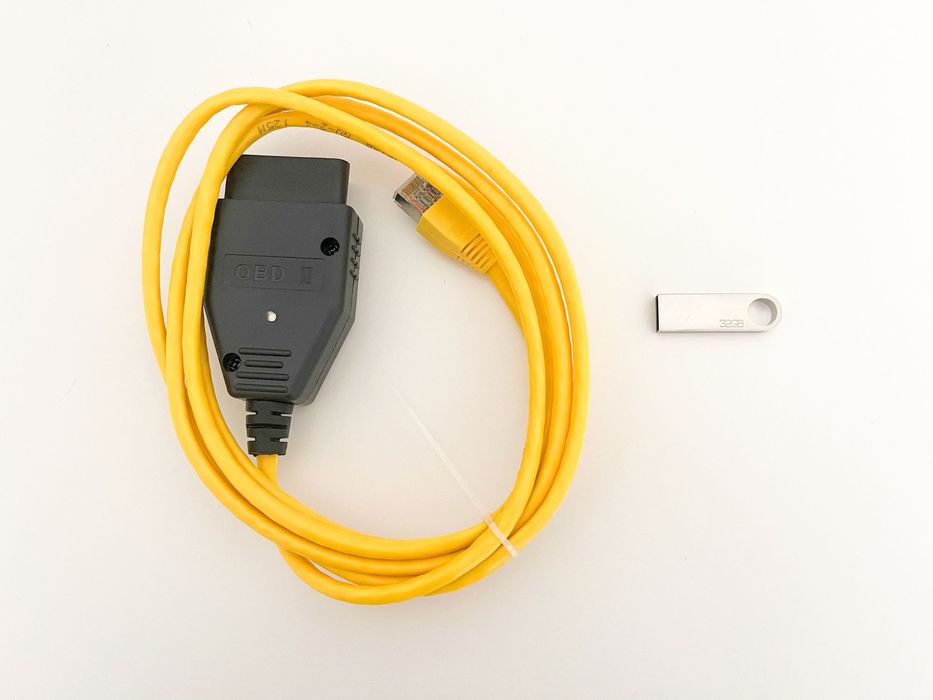 Pack Cabo ENET + Software BMW c/ PEN 64GB (NOVO)