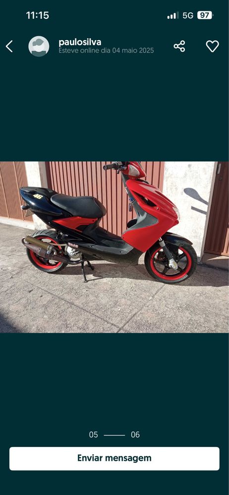 Yamaha aerox muito bom estado