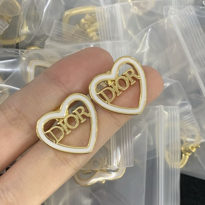 Nowe kolczyki Christian Dior CD stal nierdzewna