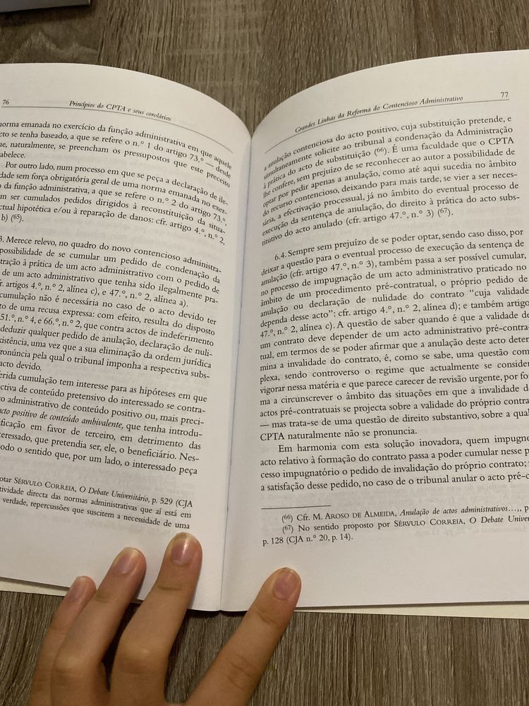 Grandes Linhas da Reforma do Contencioso Administrativo