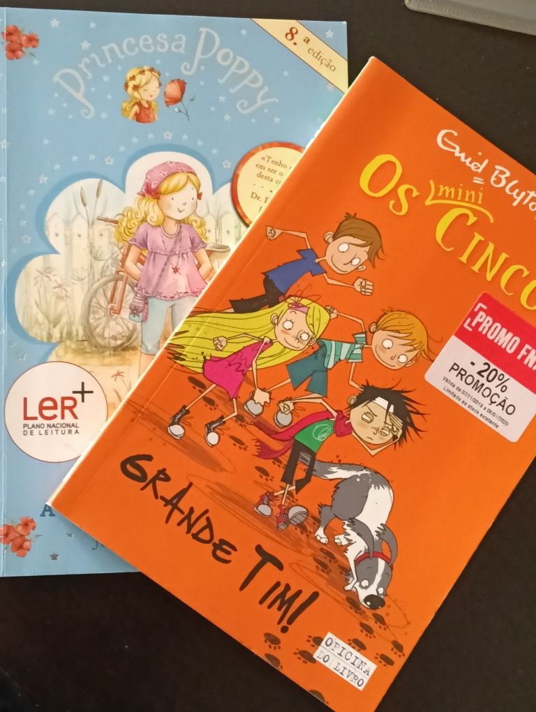 Dois livros juvenis,iguais a novos