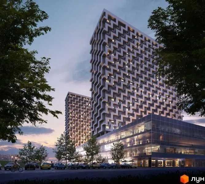 1 к. квартира ЖК Бостон, пр-т С.Бендери 14-Б, м. Почайна, 43.52 кв.м