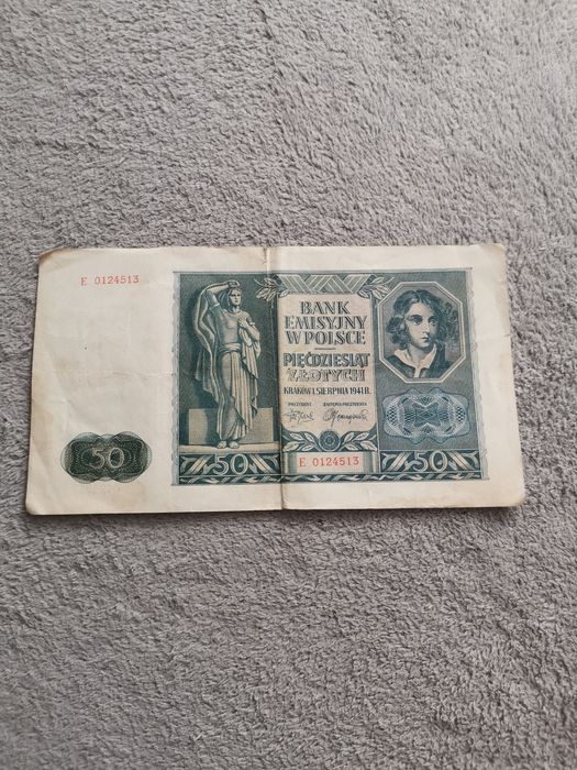 Banknot emisyjny 50 zł