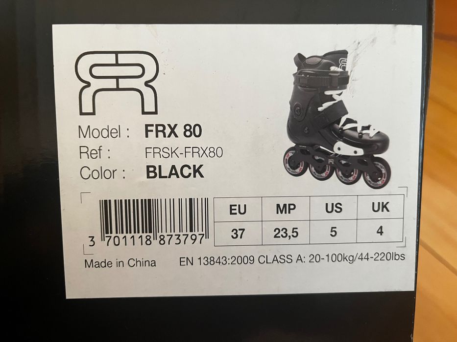 Rolki FR FRX 80 - Czarne