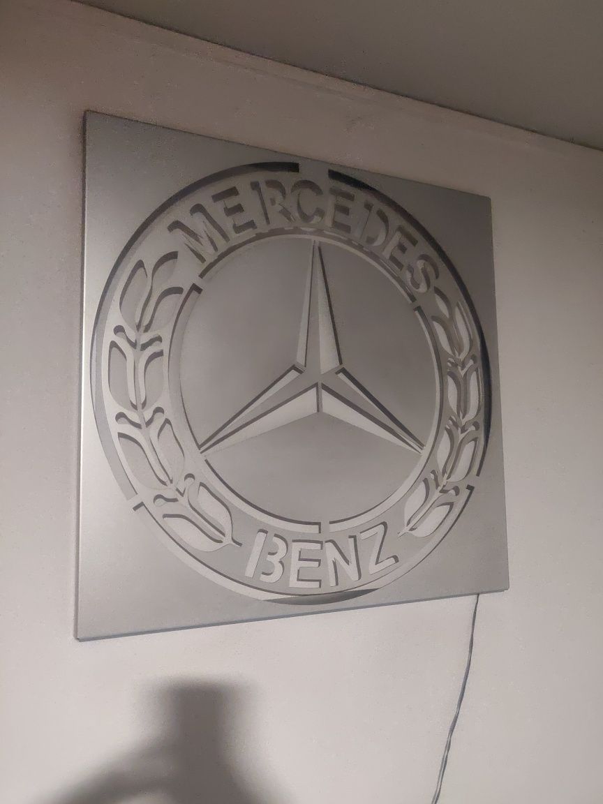 Moldura Mercedes Benz logo decoração