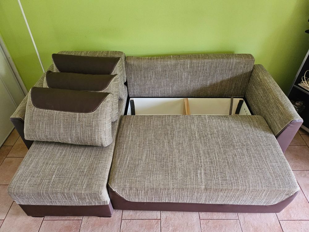 Narożnik z funkcją spania
