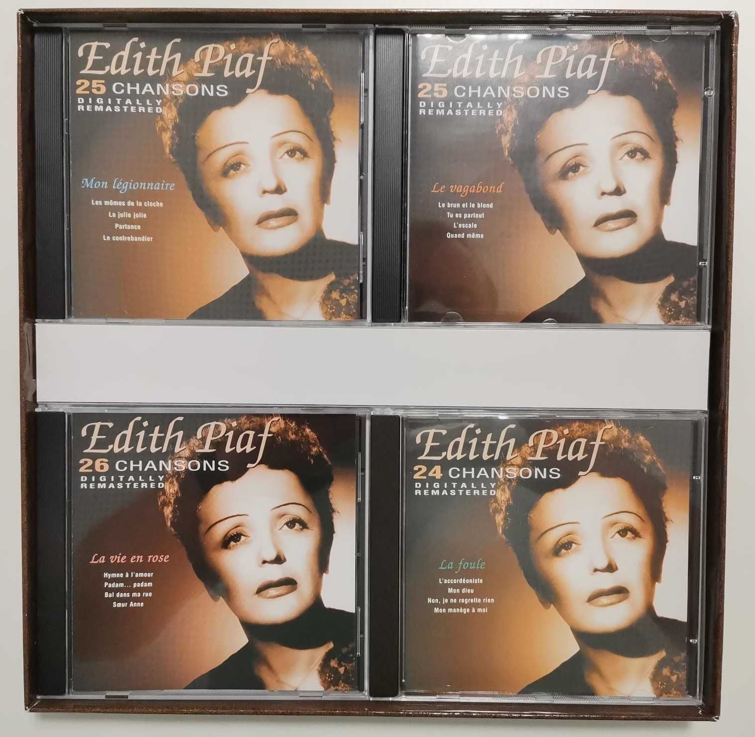 Colectânea de 4 CD's Édith Piaf 100 Chansons