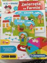 Zwierzęta na farmie gra Clementoni