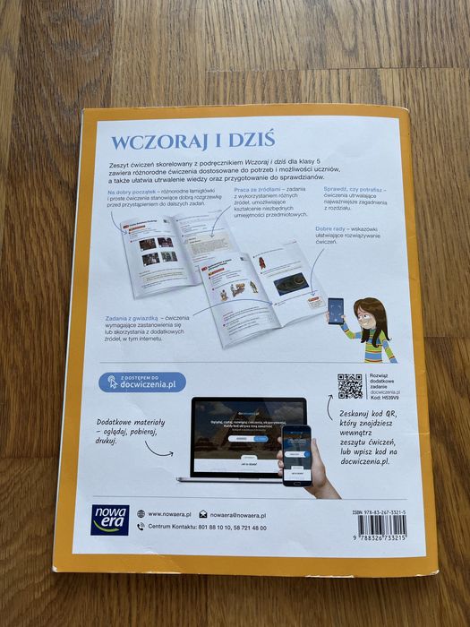 „Wczoraj i dziś”- zeszyt ćwiczeń do historii dla klasy 5
