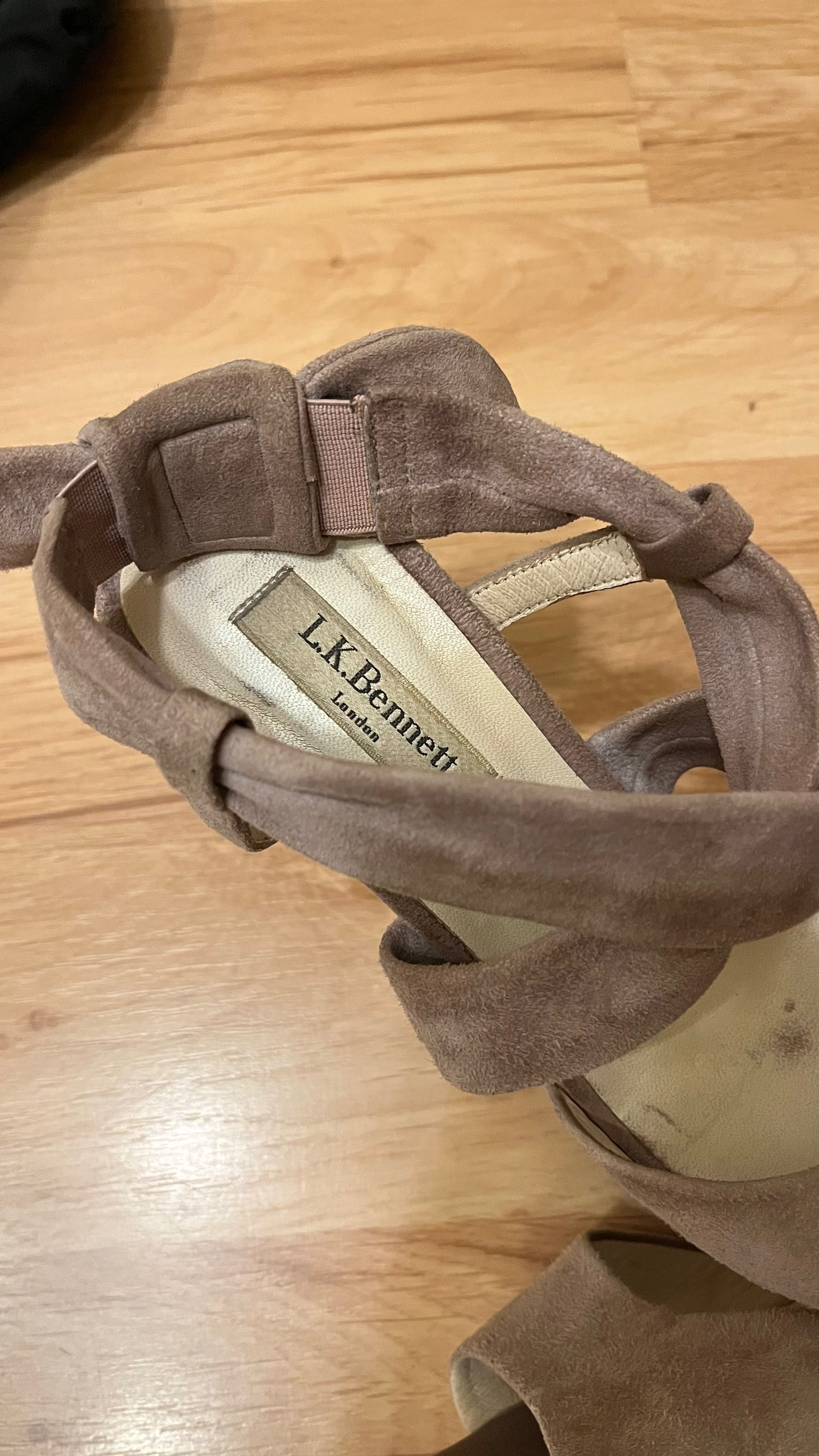 Buty na obcasie Skórzane l.k. Bennett 37/38
