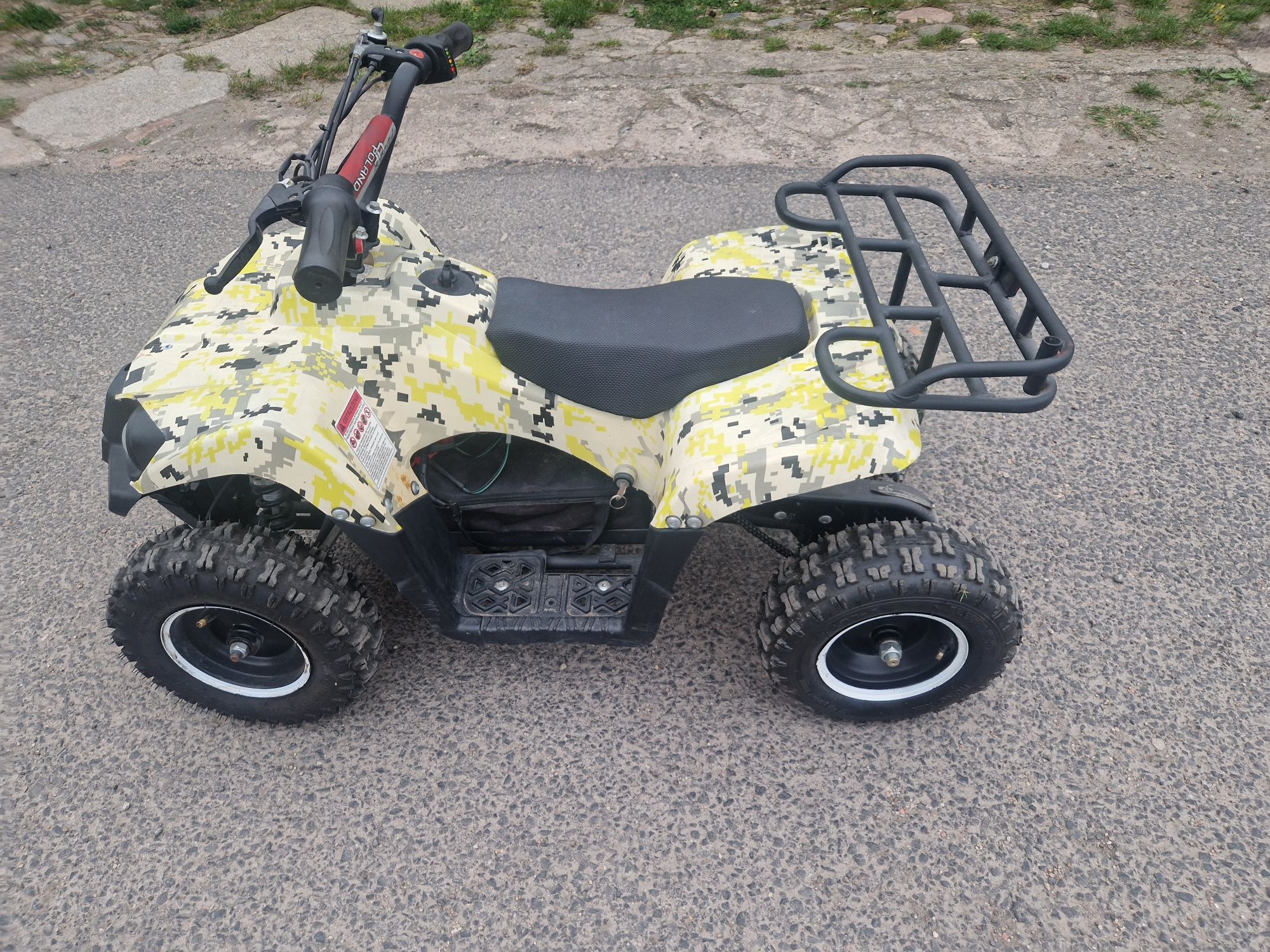 Quad elektryk 800w 3 biegi przód plusa wsteczny