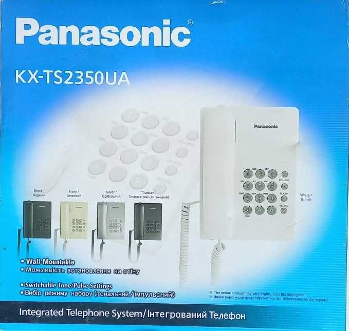 Телефон стаціонарний провідний Panasonic KX-TS2350UA