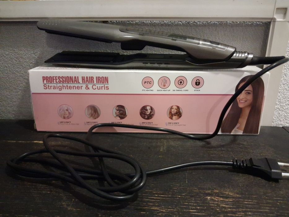 Утюжок паровий для волосся