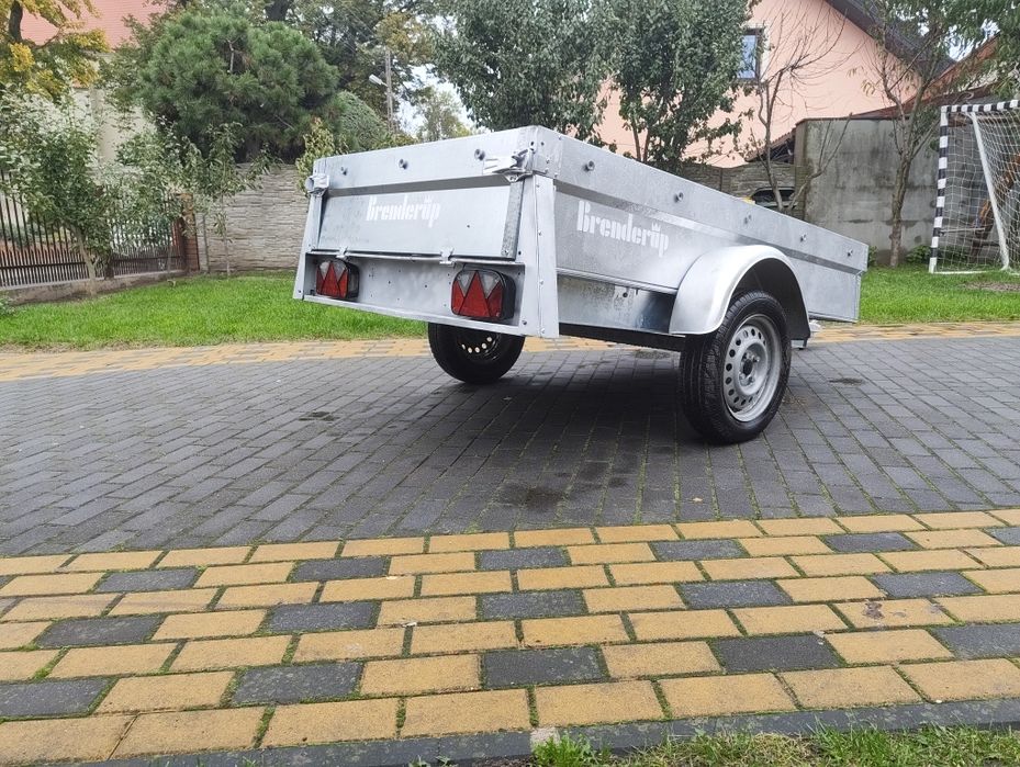 Przyczepka samochodowa brenderup z wywrotem
