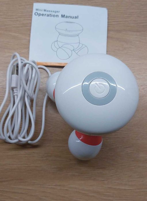 Mini Ręczny Masażer, Elektroniczny Masażer do Ciała ze światłem LED