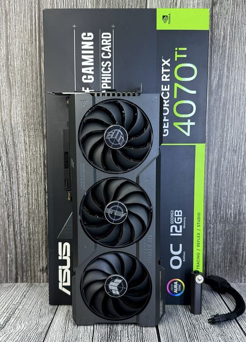 Видеокарта ASUS TUF Gaming GeForce RTX 4070 Ti OC 1 шт. USED!