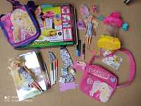 Dwa zestawy Crayola Barbie + dwie torby na ramie Barbie Confetti