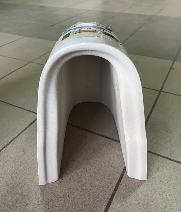 Унитаз горізонт. Акцент, полупьедістал до умиваль, сифон до чаши Генуя