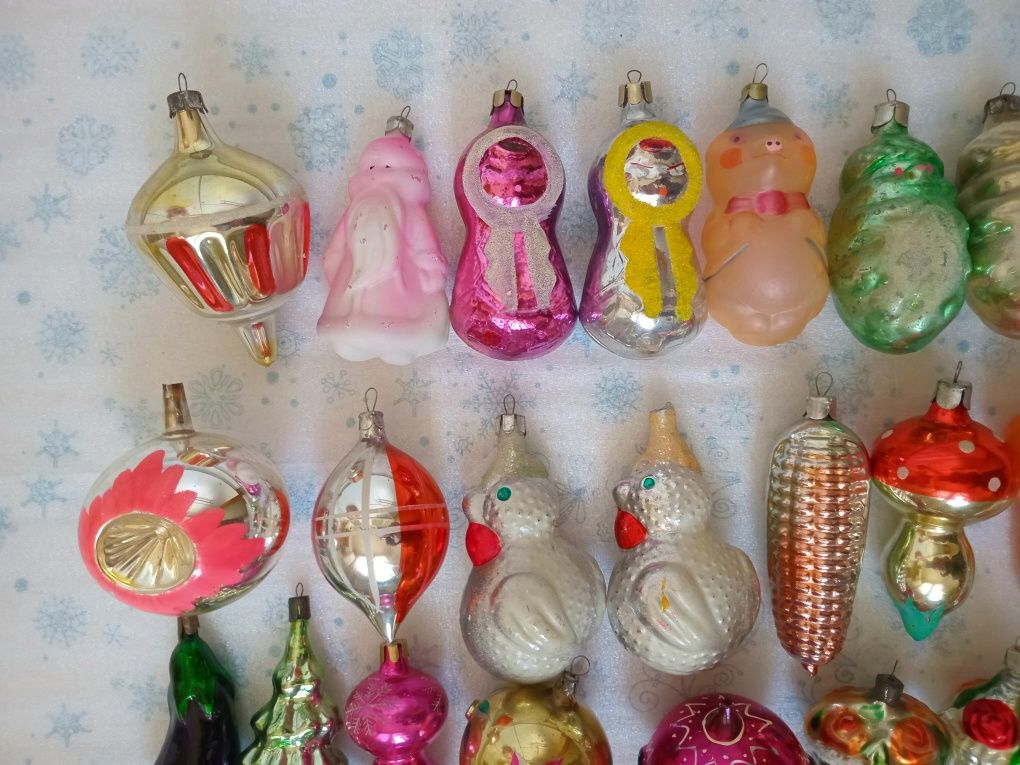 Елочные игрушки СССР
