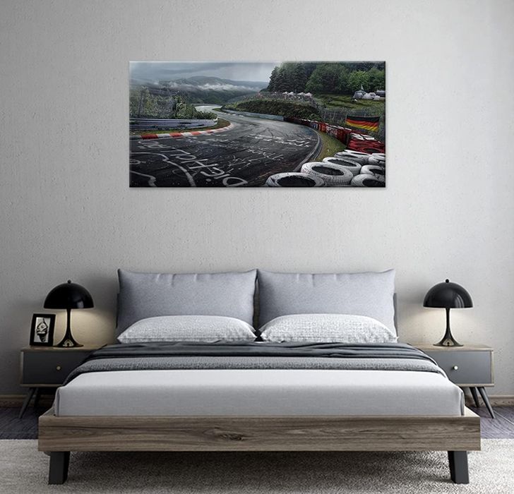 Plakat na płótnie tor wyścigowy. 60x30 cm