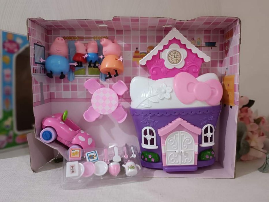 Свинка Пеппа Peppa pig Пепа фігурки будинок дом машина друзі друзья