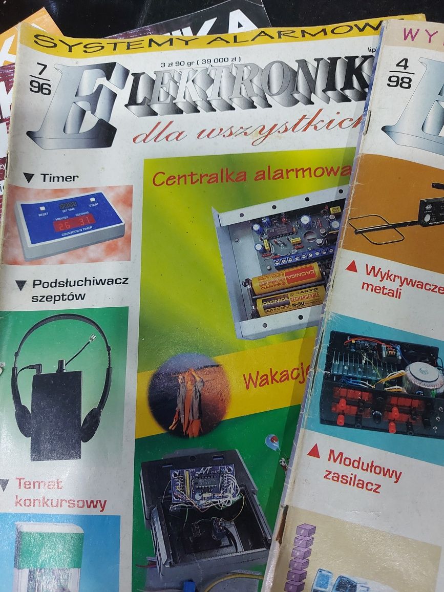 Gazety o elektronice rok nawet 1996