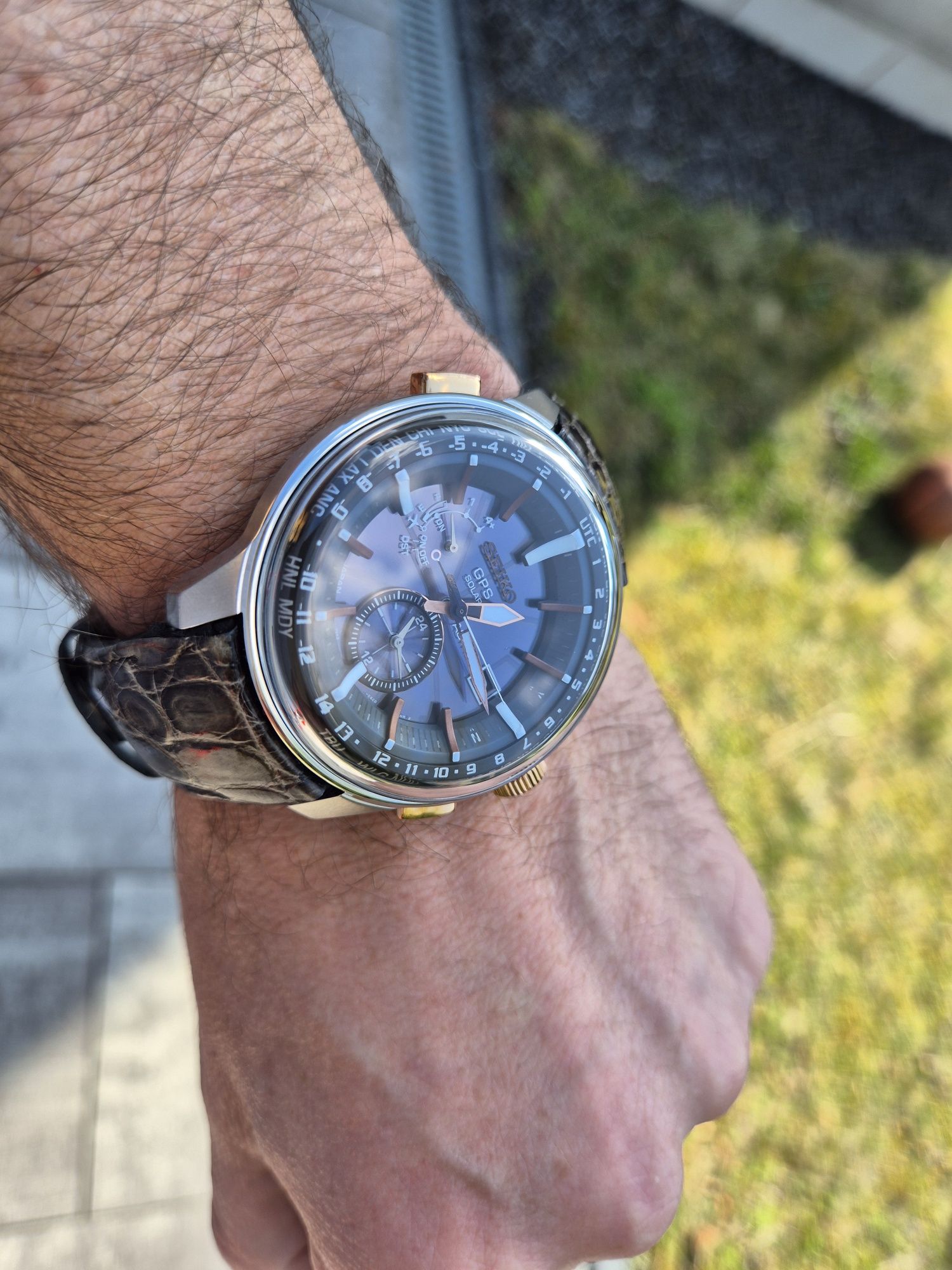 Seiko Astron Sbxa038 Solar Szafir GPS idealny