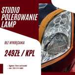 Regeneracja reflektorów, polerowanie lamp. Profesjonalne Studio. Ok 1h