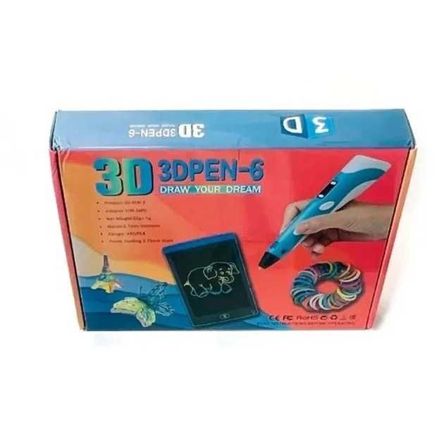 Набор для творчества 3Д ручка 3D Pen-6 c LCD дисплеем