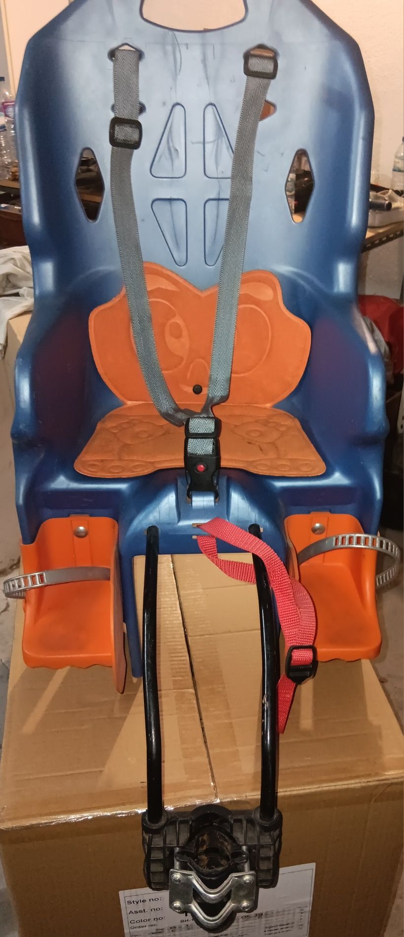 Cadeira de bicicleta para criança