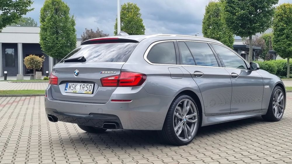 BMW Seria 5 BMW M550D 381KM 2013r Pełna Opcja Panorama Skóra Navi ! Nowy Silnik !