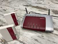 Router WIFI FritzBox 7272 z dwoma wzmacniaczami sygnału