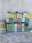 latas BP vintage automobilia