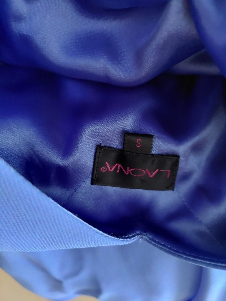 Vestido de gala/Baile de finalistas azul da marca LAONA