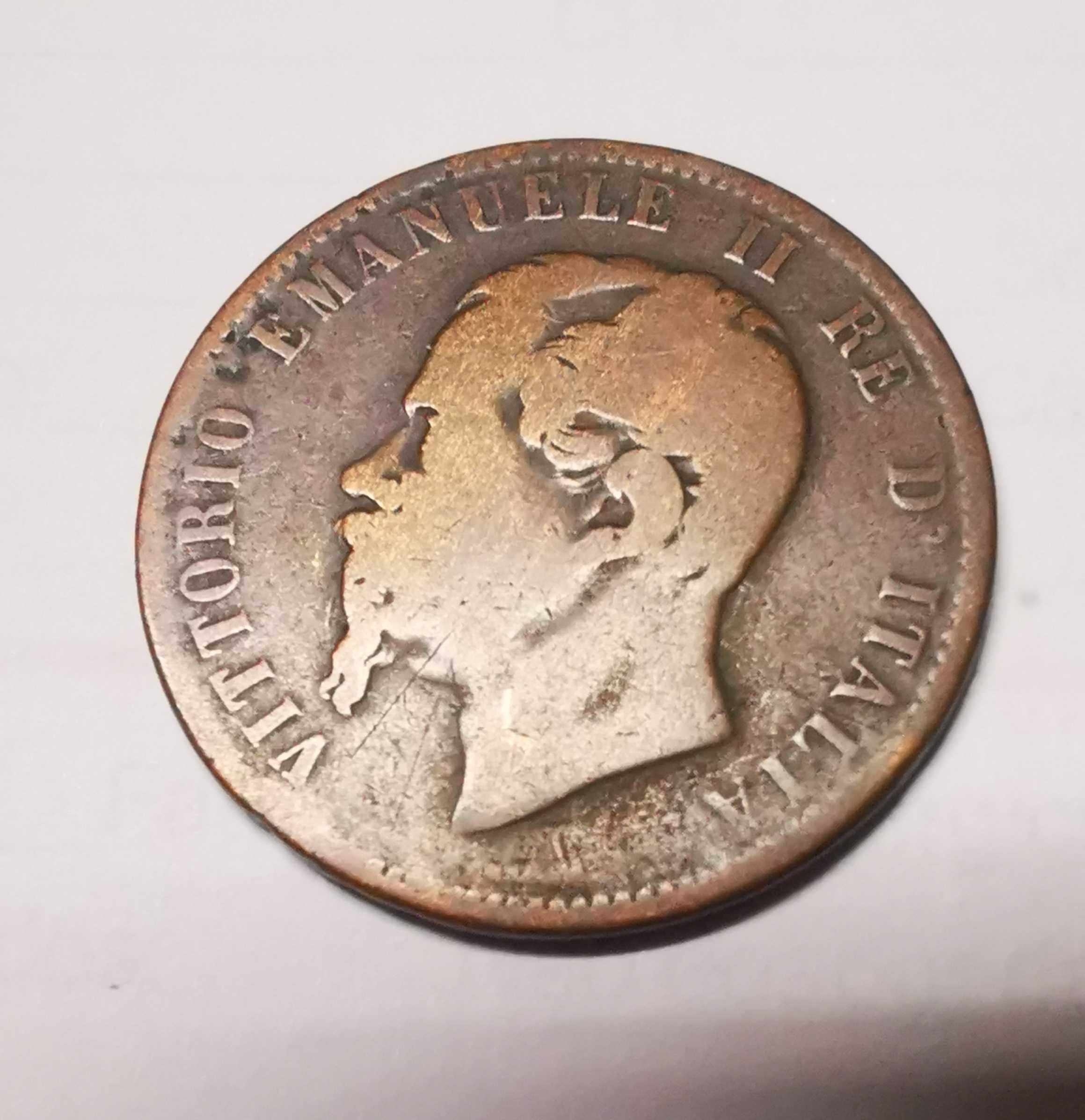 3 moedas muito antigas Rússia, Itália,  Brasil