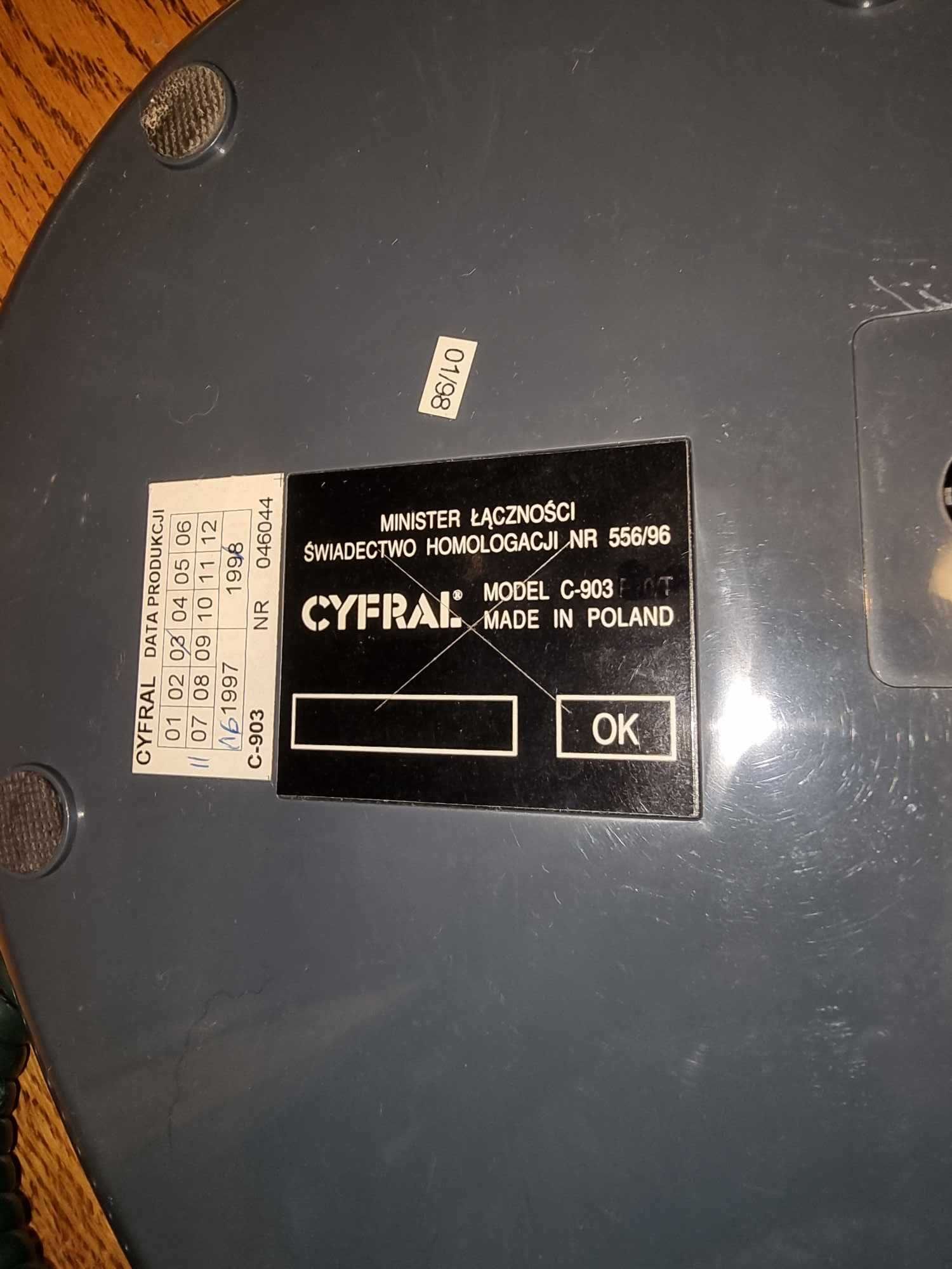 aparat telefoniczny "cyfral"