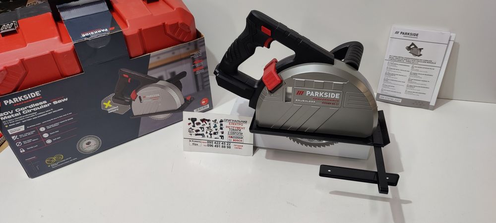 Безщіточ акумуляторна дискова пила зНімеччин PARKSIDE PPMSA 20/паркетк