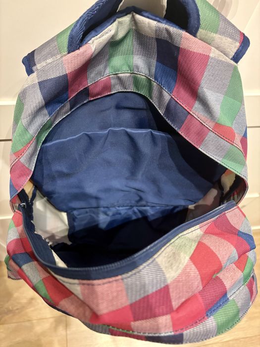 Plecak Roxy duży różowy w kratkę