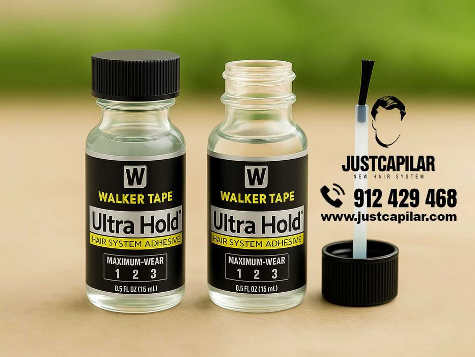 Ultra hold, Cola Walkertape para próteses capilares, 15ml.