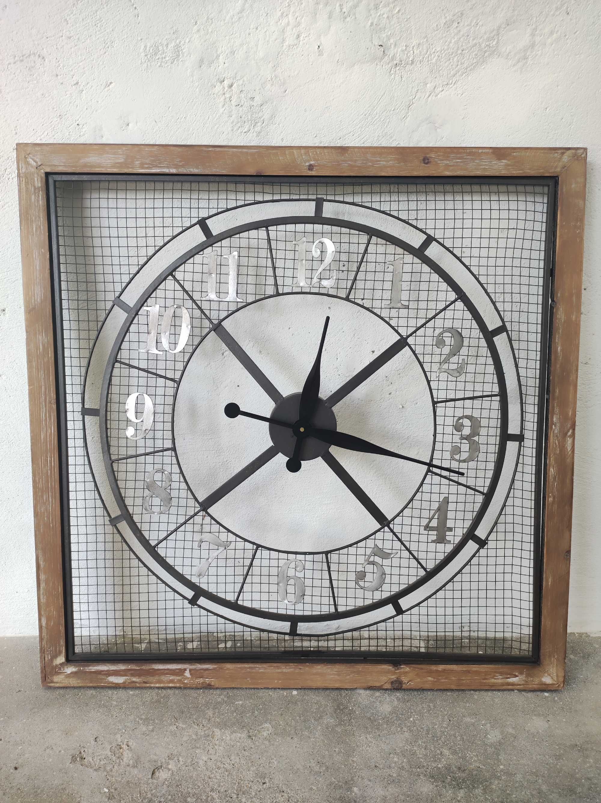 Relógio decorativo de grade dimensão