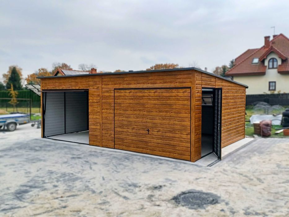 Garaże blaszane Garaż Ocynk Profil zamknięty Producent | Każdy wymiar