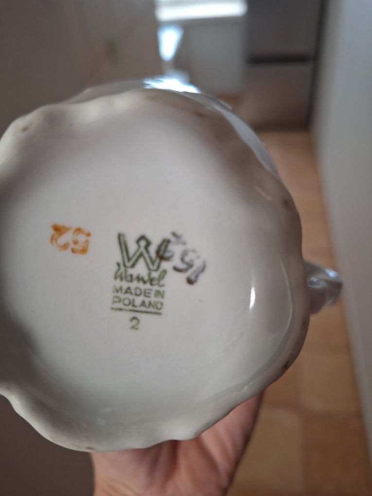 Zestaw obiadowy ze złotem