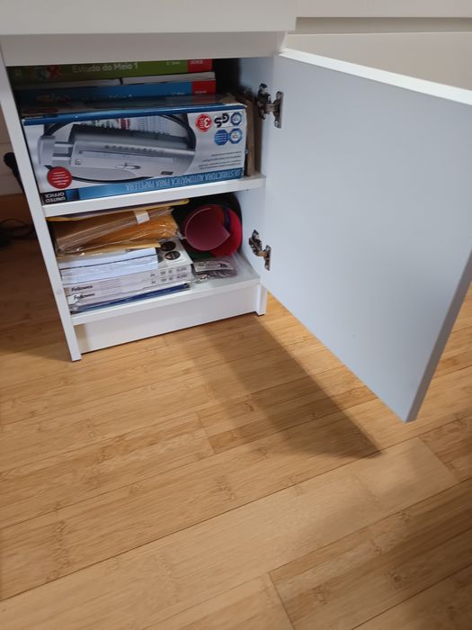 Secretária MALM branca, ikea
