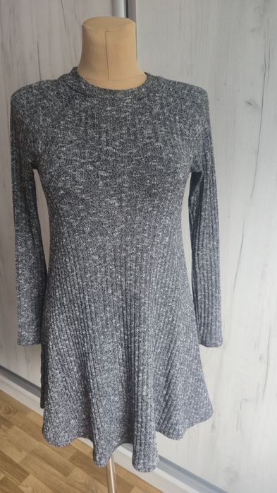 Sukienka szara 36 S na boohoo