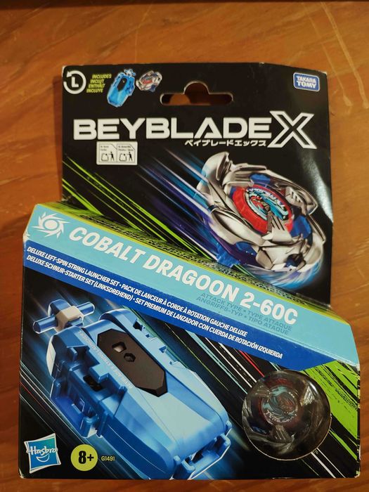 Beyblade X - Cobalt Dragoon 2-60C Novo e Selado