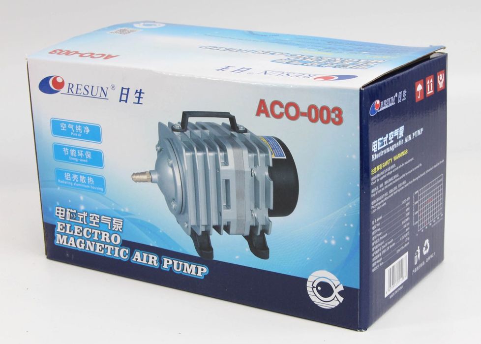 Pompa napowietrzająca RESUN ACO-003 35W 3900l/h z akcesoriami