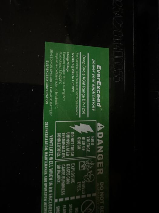 Акумулятор AGM 50Ah DP12-50 AGM, GEL